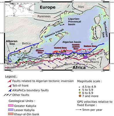Ongoing Inversion of a Passive Margin: Spatial Variability of Strain Markers Along the Algerian Margin and Basin (Mediterranean Sea) and Seismotectonic Implications